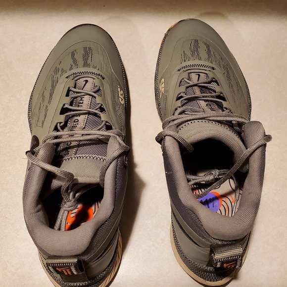 Nike React SFB Carbon Dark Stucco/Black/Orange Men's Outdoor Athletic Shoes - Picture 7 of 9